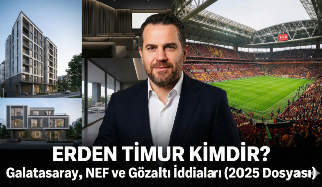 Erden Timur kimdir, Galatasaray ve NEF projeleri ile gözaltı iddiaları hakkında 2025 dosyası.