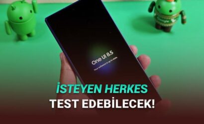 Samsung telefon ekranı ve One UI arayüzü