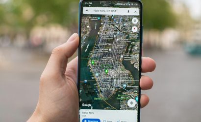 Google Haritalar çevrim dışı harita için navigasyon ekranı